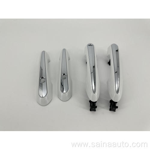 Pearl White Door Handles for Toyota Sienna 2018-2023